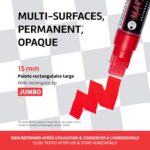 MARKER ACRILIC MARBEL 15 MM - ARGINT 080 - Imagine 5