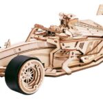 ROBOTIME 3D MAȘINI DE CURSE DIN LEMN CU PUZZLE 246 DE PIESE LK505