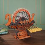 ROBOTIME 3D PUZZLE DIN LEMN VIKING DRAGON SHIP 229 PIESE, LK802 - Imagine 10