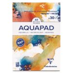 CAIETUL DE SCHIȚE CLAIREFONTAINE AQUAPAD PRESAT LA RECE A3 300 G 30 L