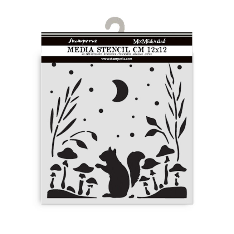 ȘABLON PENTRU HERBARIU STAMPERIA 12 X 12 CM - KSTDS - 66 - Imagine 2