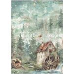 HÂRTIE DE OREZ DECOUPAGE PENTRU HERBARIU STAMPERIA A4 - DFSA41082