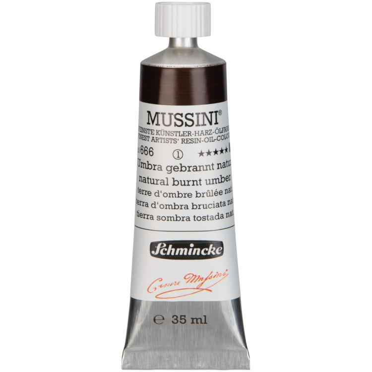 VOPSEA ÎN ULEI SCHMINCKE 35 ML MUSSINI UMBER NATURAL ARS - Imagine 1