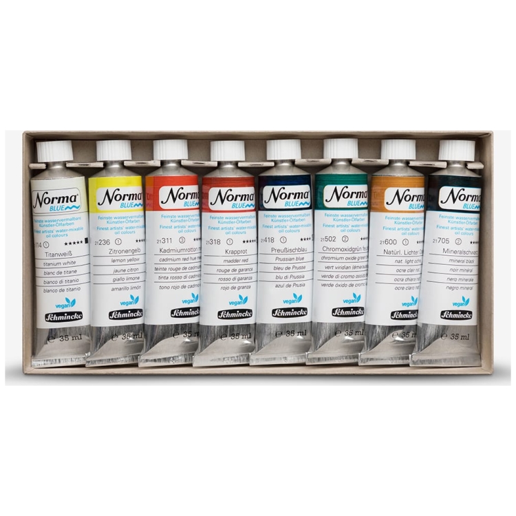 SET DE VOPSEA ÎN ULEI SCHMINCKE NORMA, 8 X 35 ML - Imagine 2