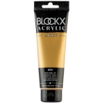 BLOCKX ACRYLIC PAINT METALLIC GOLD 120ML 60050BXC