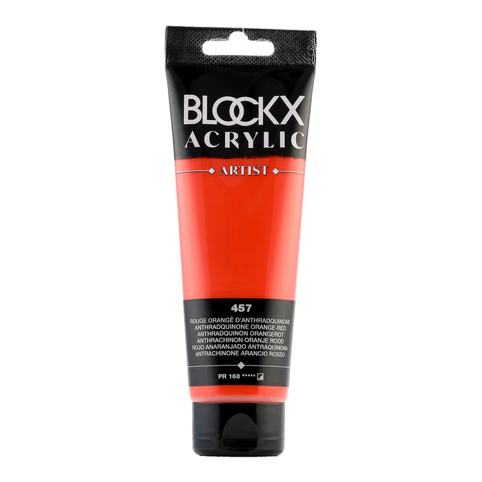 982194 VOPSEA ACRILICĂ BLOCKX ANTHRADQUIN ORANGE 120ML 60457BXC - Imagine 1