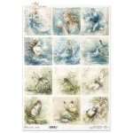 ITD COLLECTION DECOUPAGE RICE PAPER A3 - R1593L