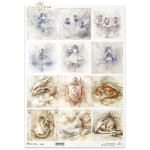 ITD COLLECTION DECOUPAGE RICE PAPER A3 - R1594L