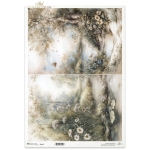 ITD COLLECTION DECOUPAGE RICE PAPER A3 - R1622L