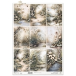 ITD COLLECTION DECOUPAGE RICE PAPER A3 - R1628L