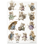 ITD COLLECTION DECOUPAGE RICE PAPER A3 - R1629L
