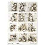 ITD COLLECTION DECUPAGE RICE PAPER A3 - R1630L