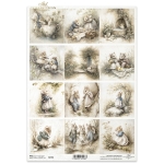 COLECȚIA ITD DECOUPAGE DIN HÂRTIE DE OREZ A4 - R2780