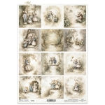 ITD COLLECTION DECOUPAGE RICE PAPER A4 - R2782