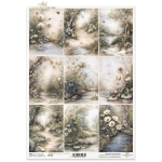 ITD COLLECTION DECOUPAGE RICE PAPER A4 - R2789