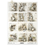 COLECȚIA ITD DECOUPAGE DIN HÂRTIE DE OREZ A4 - R2791