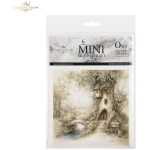 ITD COLLECTION MINI RICE PAPER K-CT 6PCS 14.8X14.8CM - RSM233
