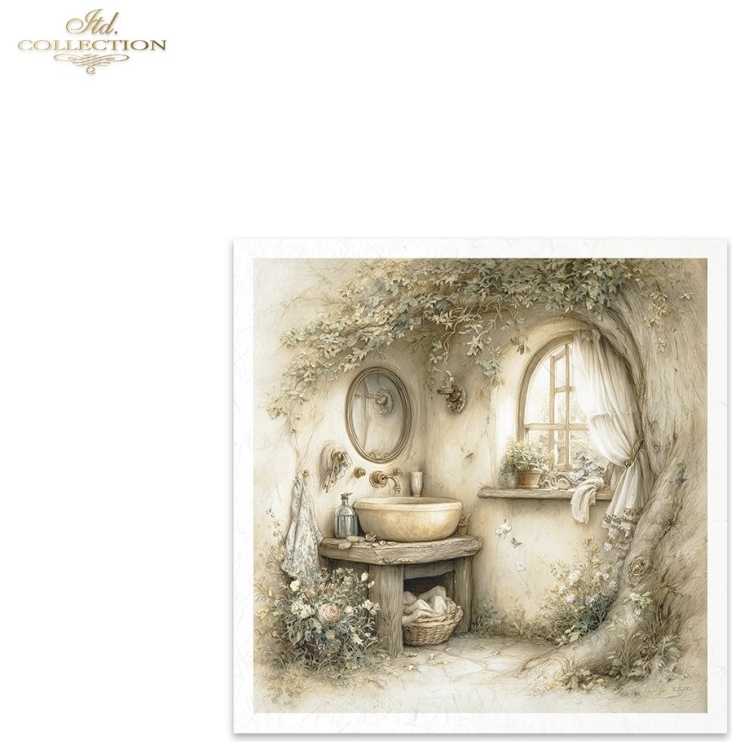 ITD COLLECTION MINI RICE PAPER K-CT 6PCS 14.8X14.8CM - RSM233 - Imagine 6