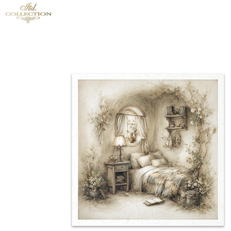 ITD COLLECTION MINI RICE PAPER K-CT 6PCS 14.8X14.8CM - RSM233 - Imagine 4