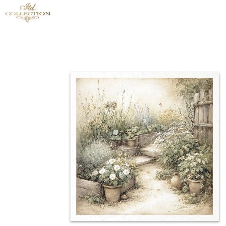 ITD COLLECTION MINI HÂRTIE DE OREZ K-CT 6 BUCĂȚI 14.8X14.8CM - RSM234 - Imagine 2