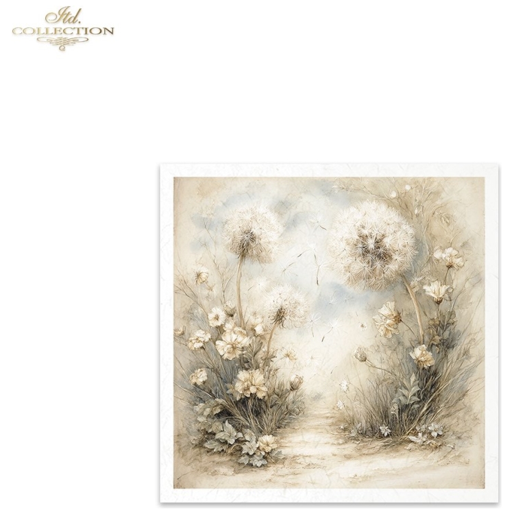 ITD COLLECTION MINI RICE PAPER K-CT 6PCS 14.8X14.8CM - RSM236 - Imagine 6