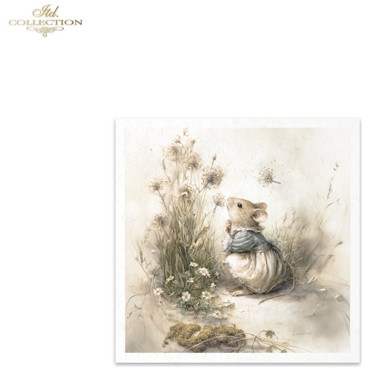 ITD COLLECTION MINI RICE PAPER K-CT 6PCS 14.8X14.8CM - RSM236 - Imagine 5