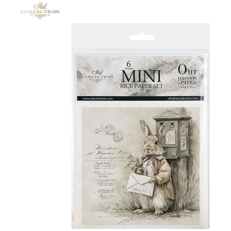 RSM240 1 ITD COLLECTION MINI K-CT DIN HÂRTIE DE OREZ 6PCS 14.8X14.8CM - RSM240 - Imagine 1